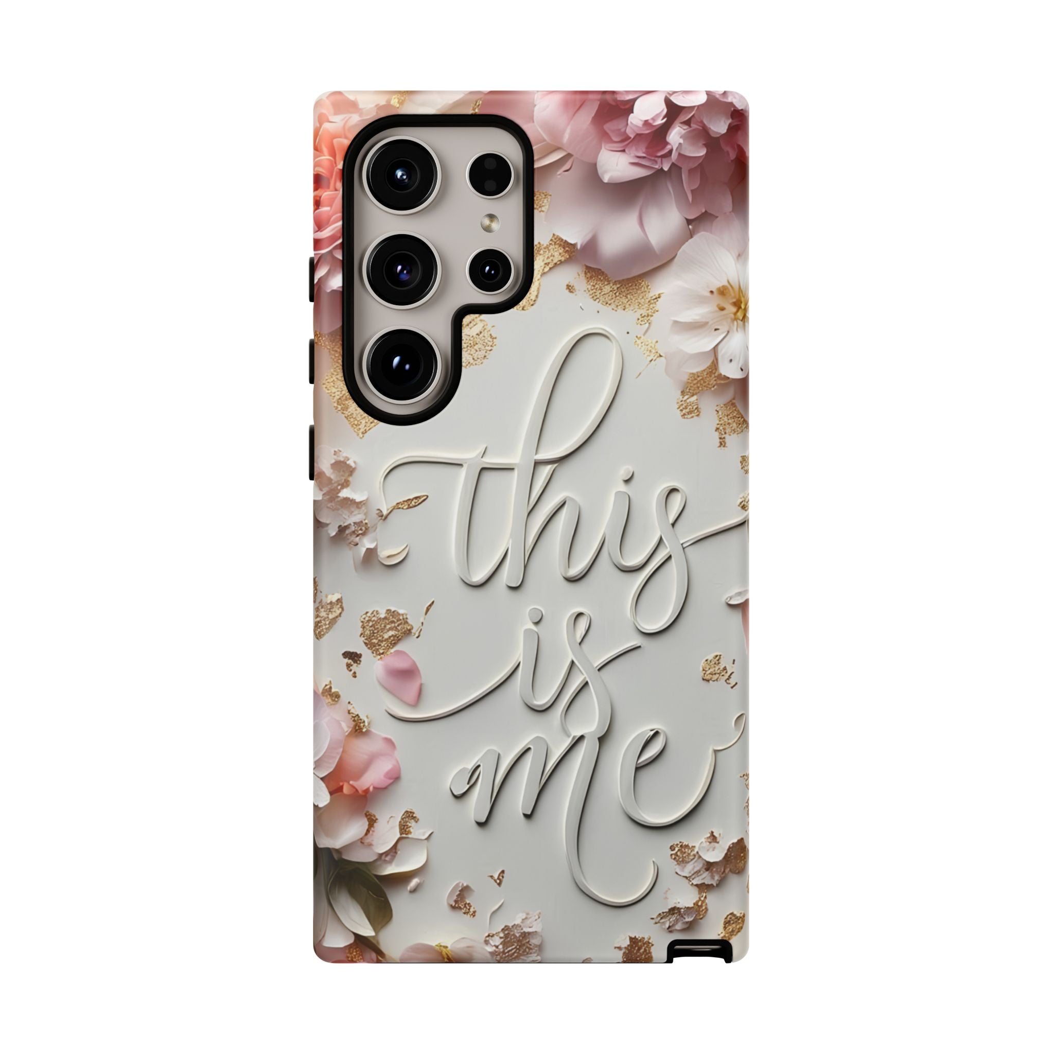 Phone Case — "This Is Me" Floral Tough Case