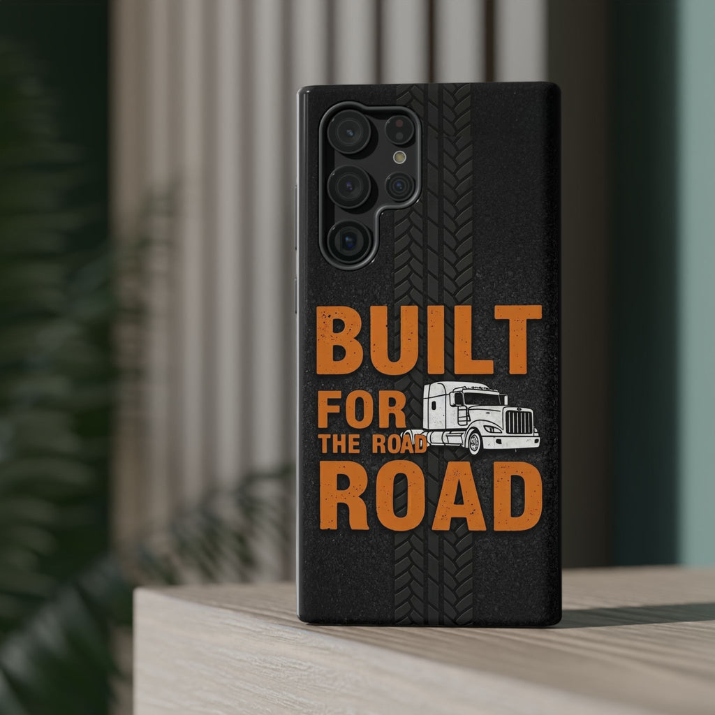 Phone Case — "Built for the Road" Truck Tire-Track Impact-Resistant Case