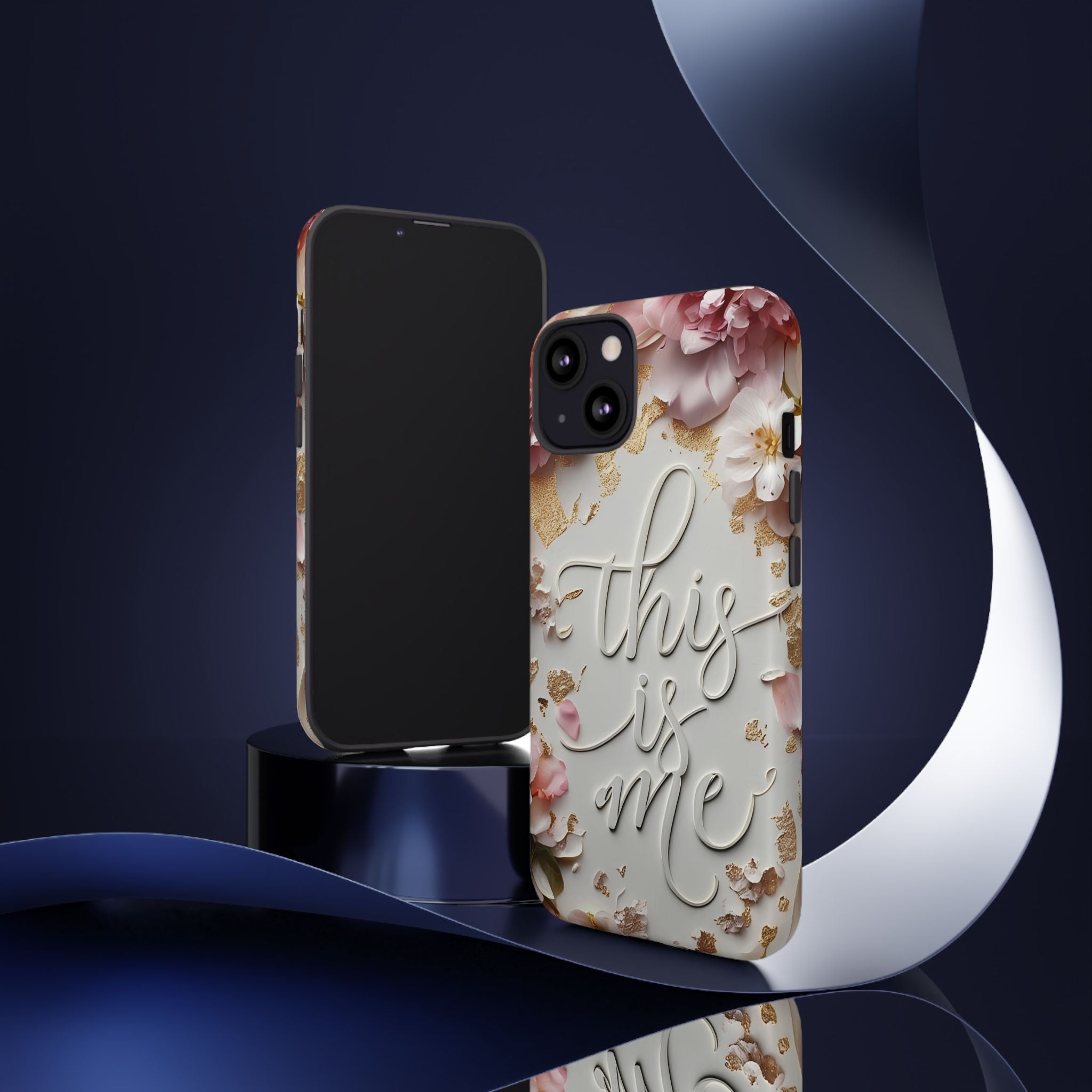 Phone Case — "This Is Me" Floral Tough Case