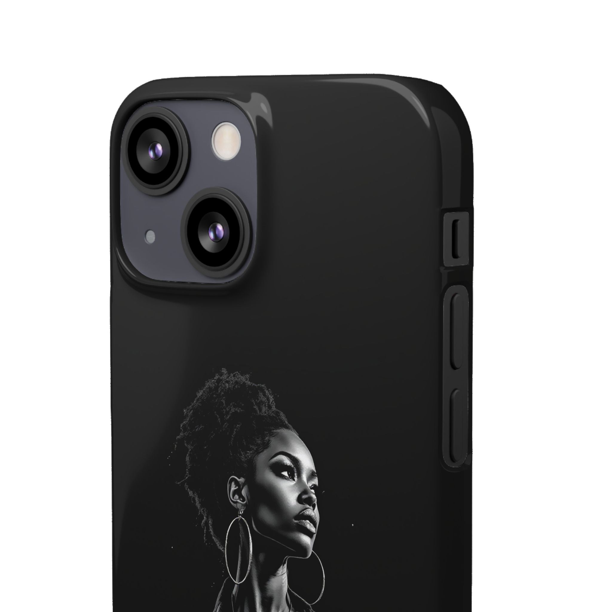 Phone Case — "Long Haul Loyalty" Black Portrait Snap Case