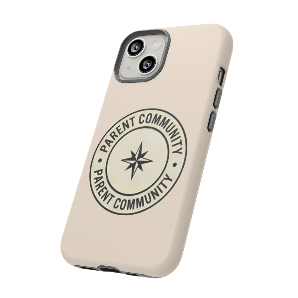 Parent Community Tough Phone Case — Durable Compass Logo Protective Cover