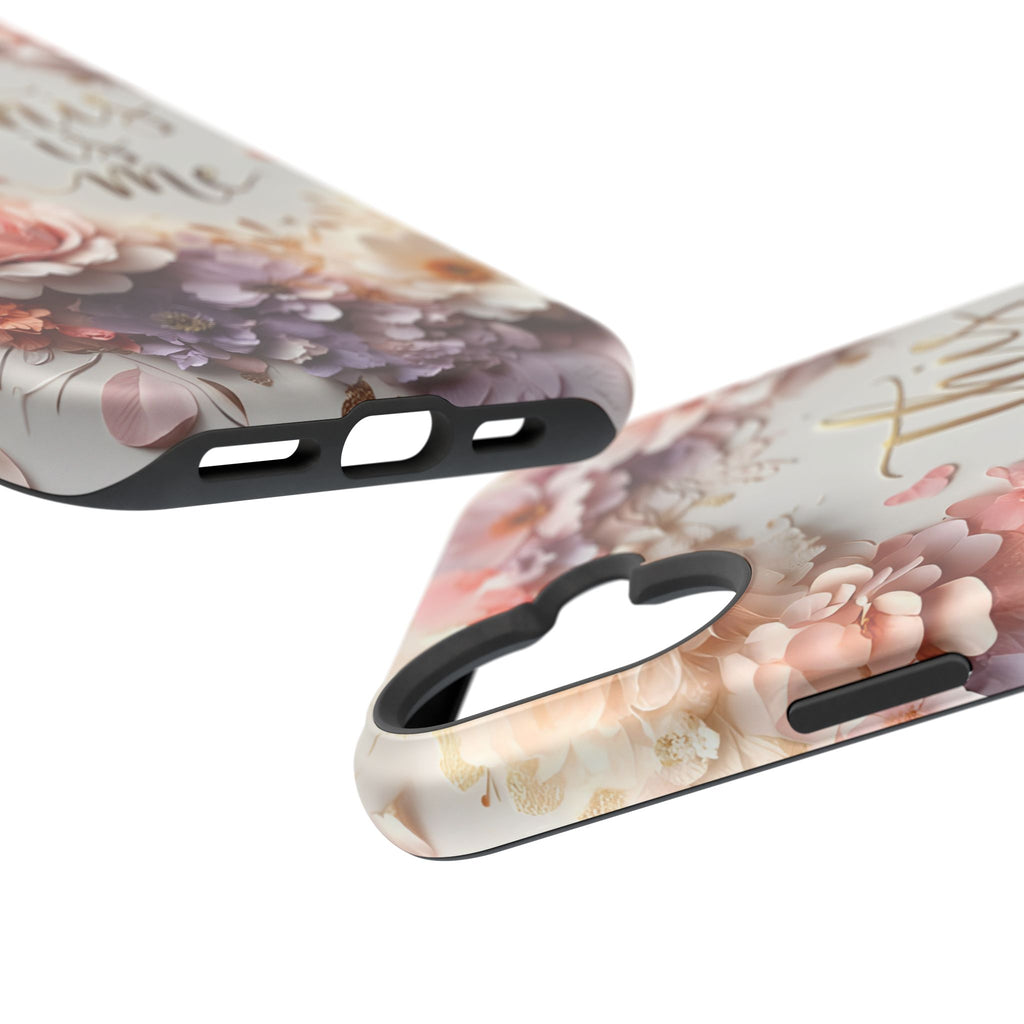 Floral "This Is Me" Phone Case — Impact-Resistant Floral Protective Cover