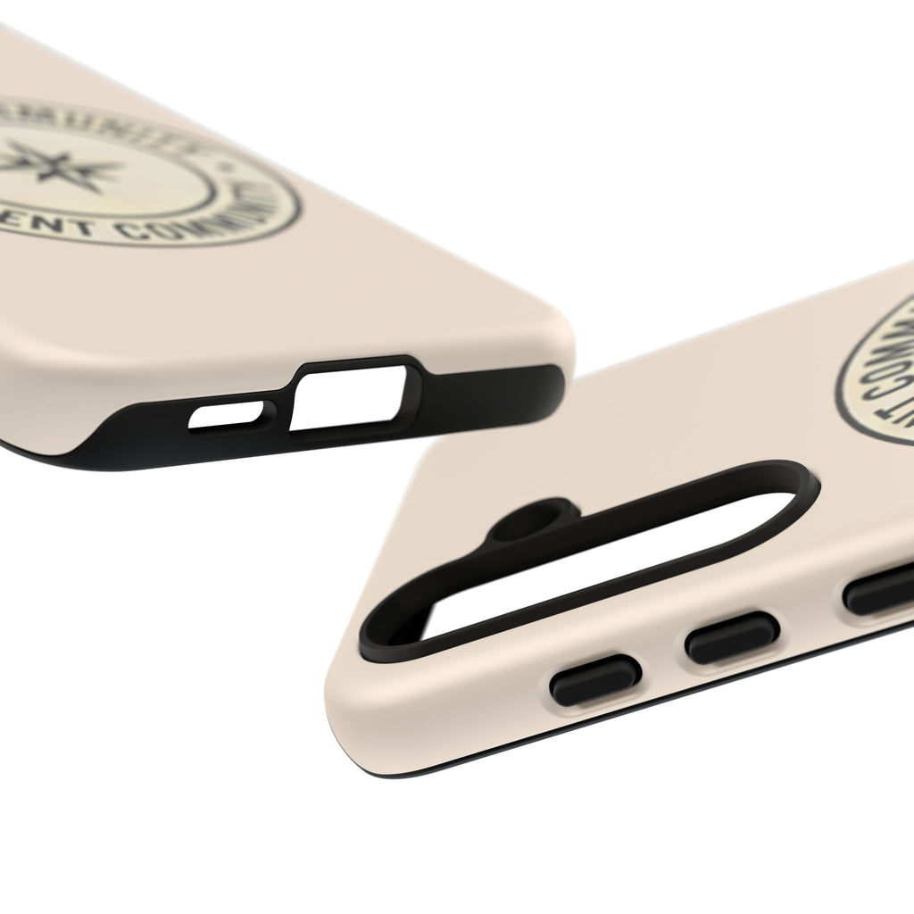 Parent Community Tough Phone Case — Durable Compass Logo Protective Cover