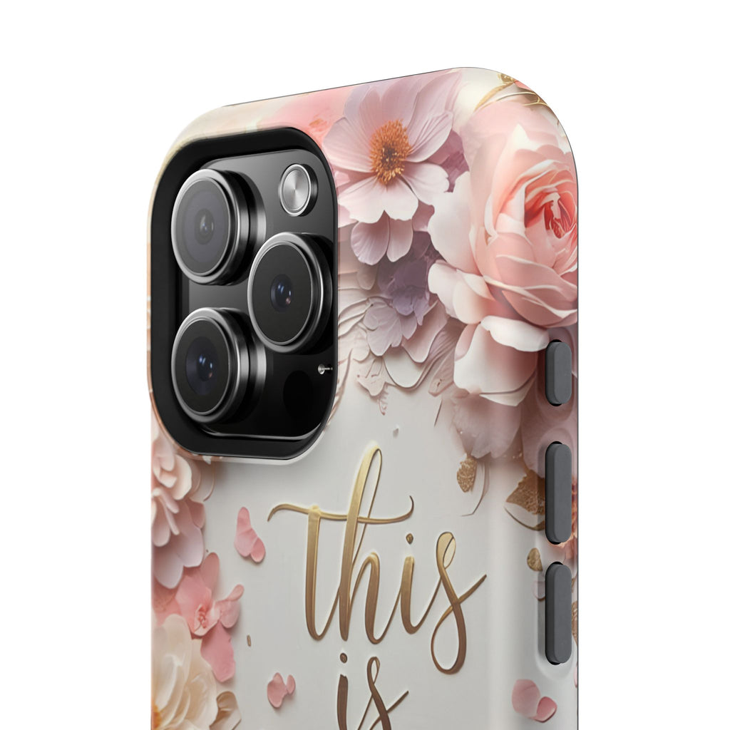 Floral "This Is Me" Phone Case — Impact-Resistant Floral Protective Cover