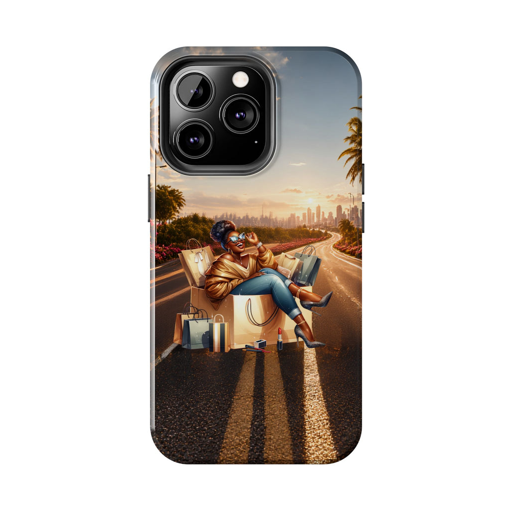 Sunset Roadtrip Tough Phone Case — Relaxed Traveler Design