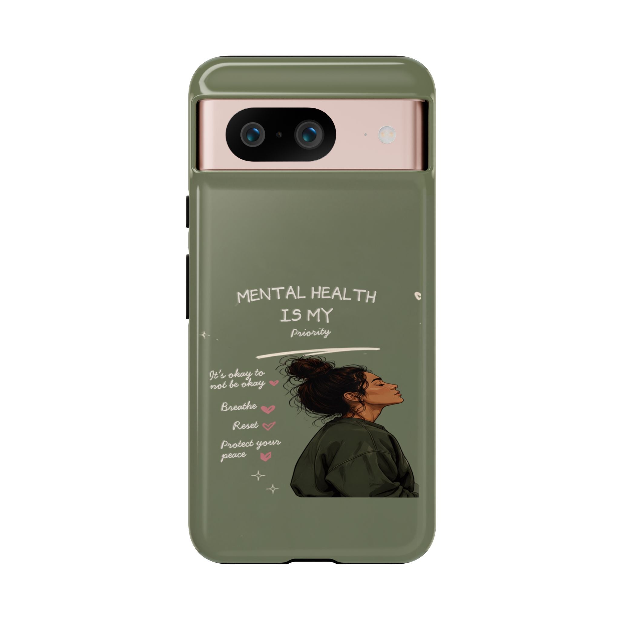 Mental Health Is My Priority Phone Case — Inspirational Protective iPhone Cover
