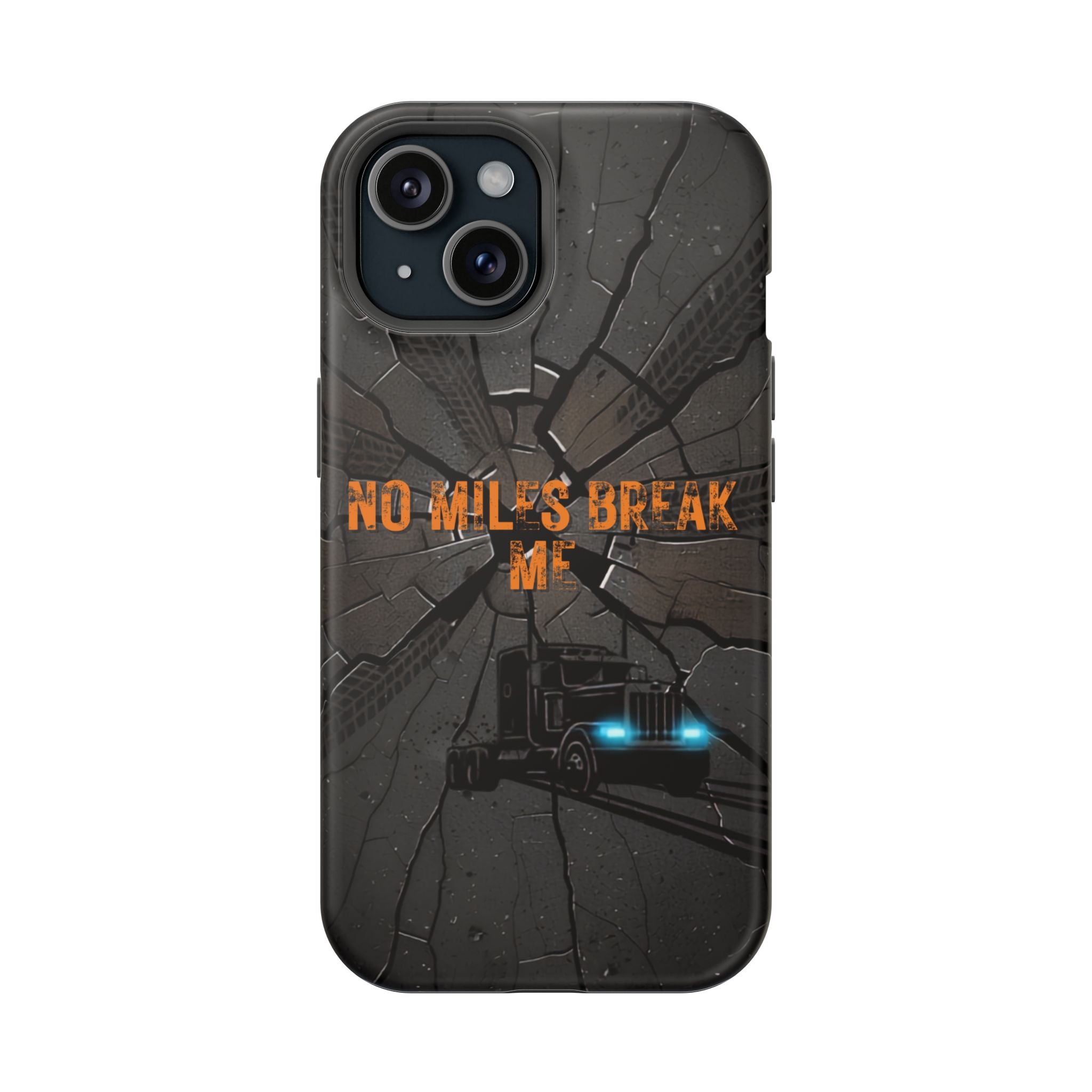 Phone Case — Fiery Semi Truck Magnetic Impact-Resistant Case