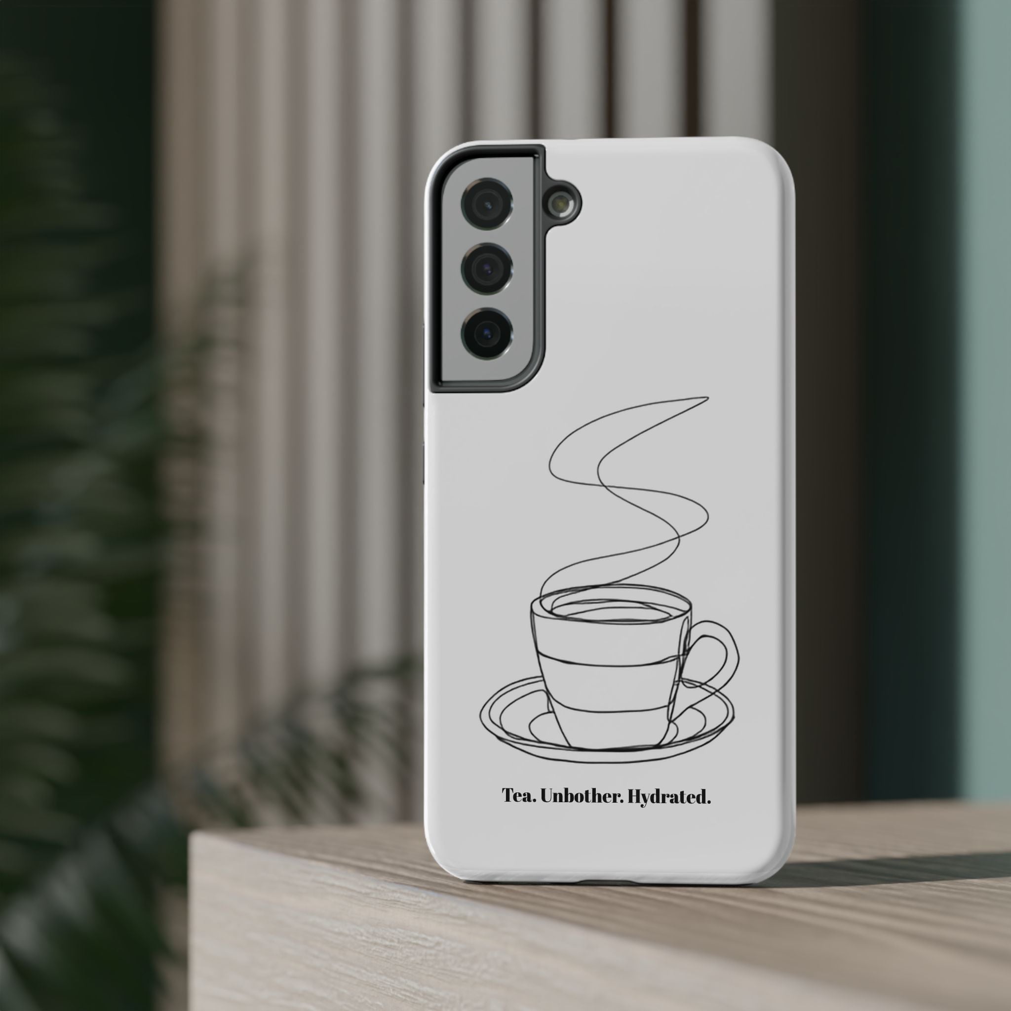 Tea Unbothered Hydrated Phone Case — Impact-Resistant