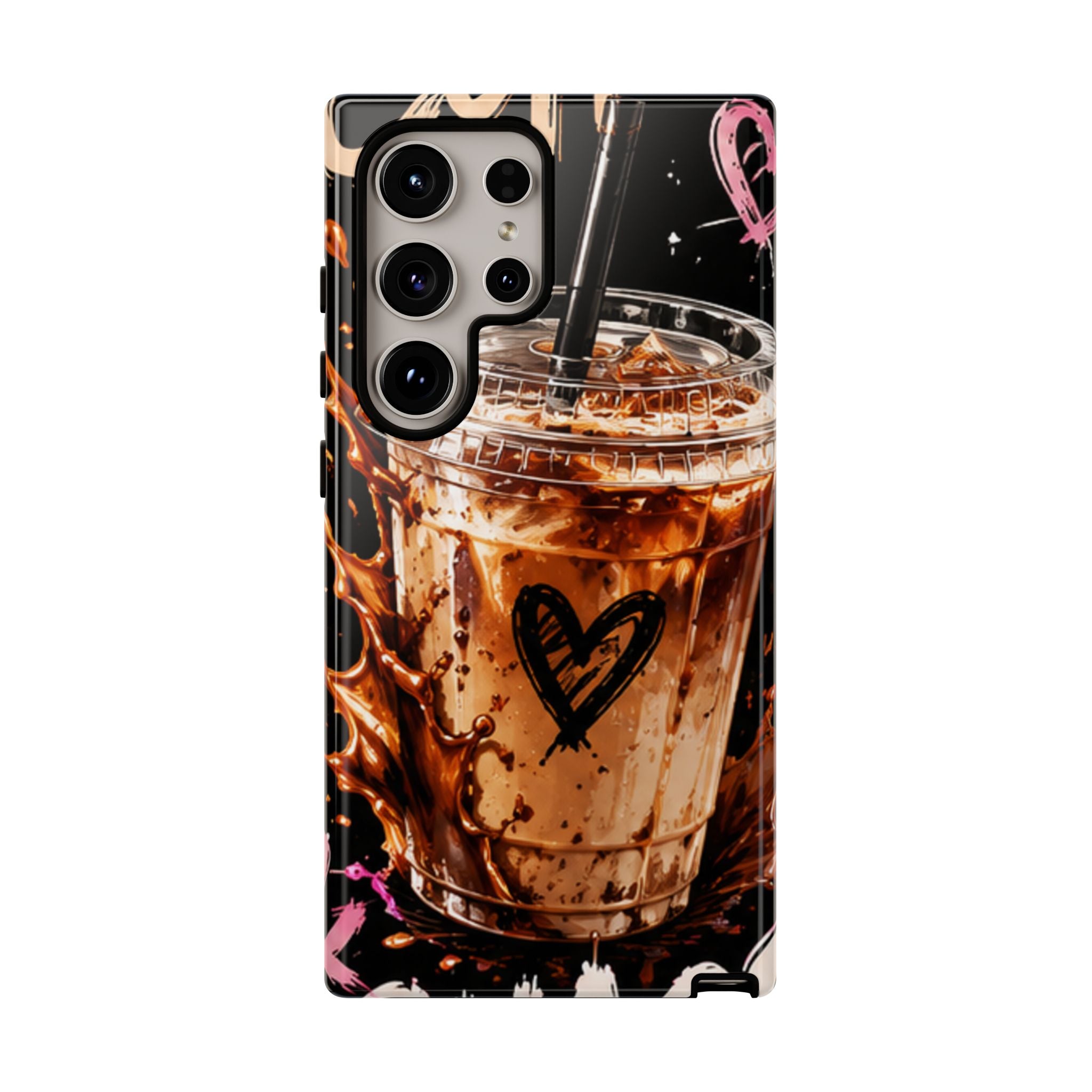 Iced Coffee Phone Case – 'Iced Coffee latte: Stylish Protective Case