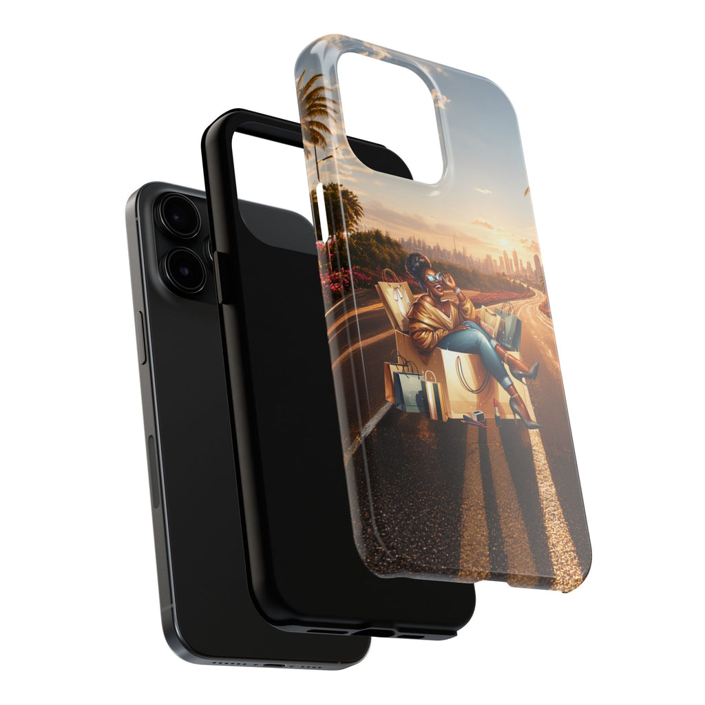 Sunset Roadtrip Tough Phone Case — Relaxed Traveler Design