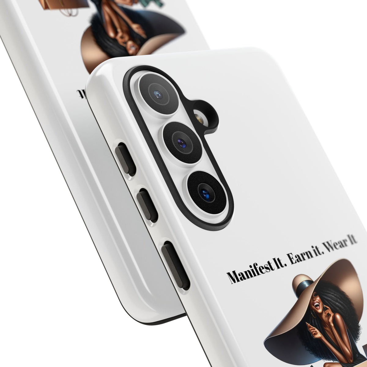 Phone Case - "Manifest It. Earn It. Wear It." Chic Shopper Design