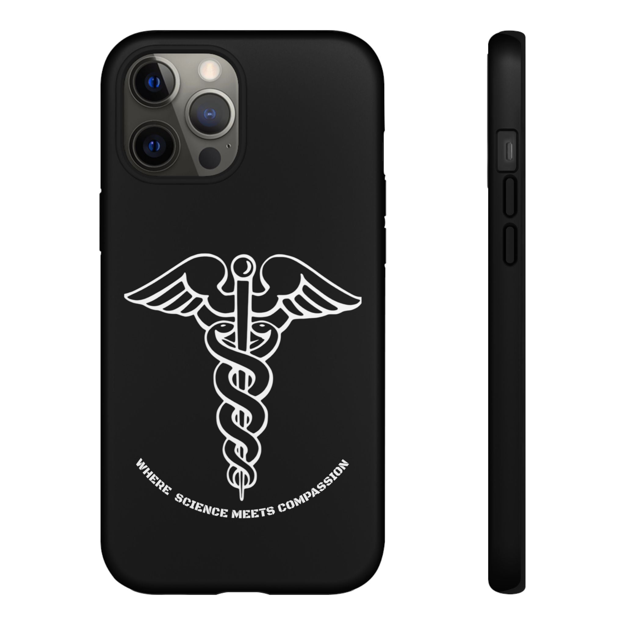Medical Caduceus Phone Case — "Where Science Meets Compassion" Protective iPhone Cover