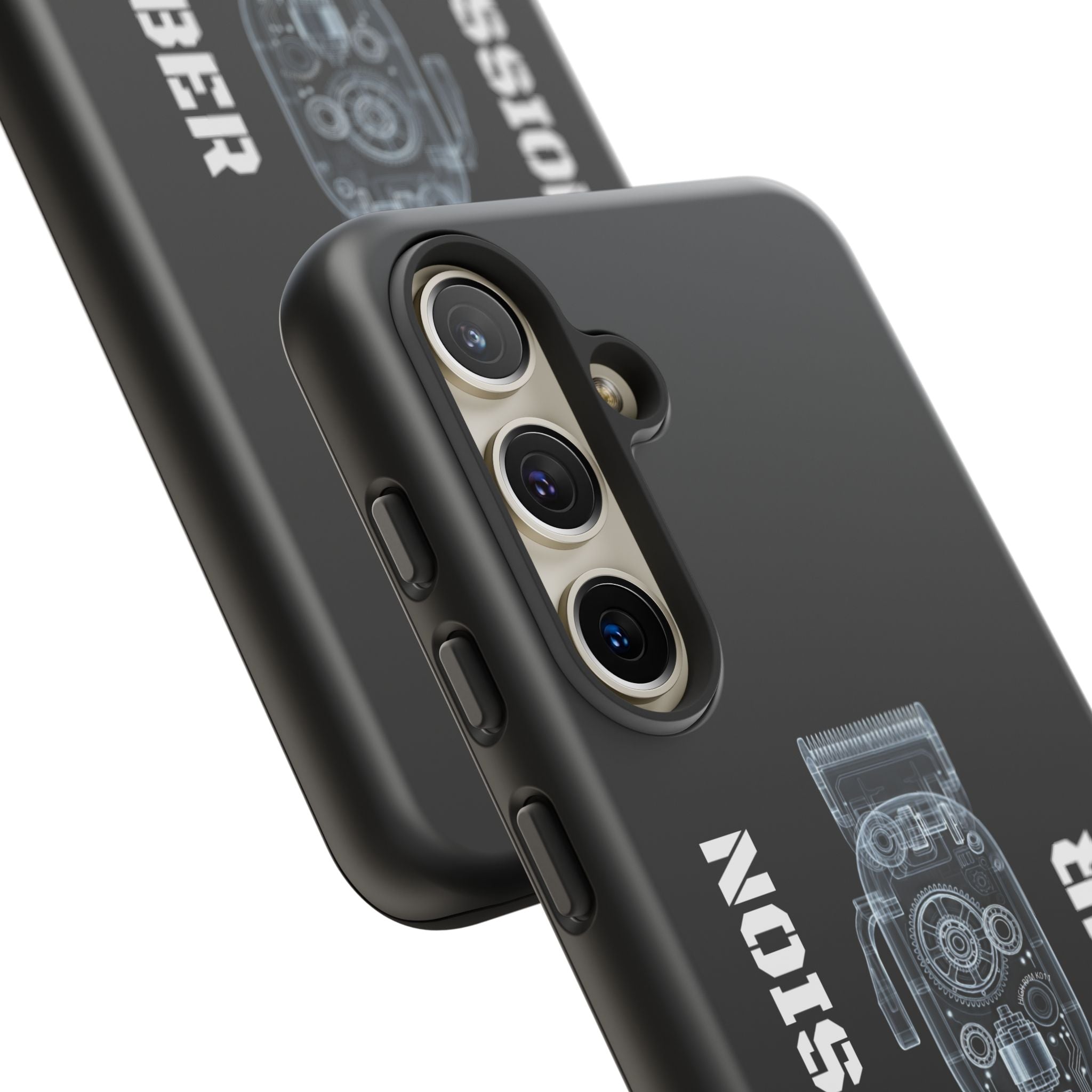 Barber Clip Cord X‑Ray Tough Phone Case – Professional Barber Gift