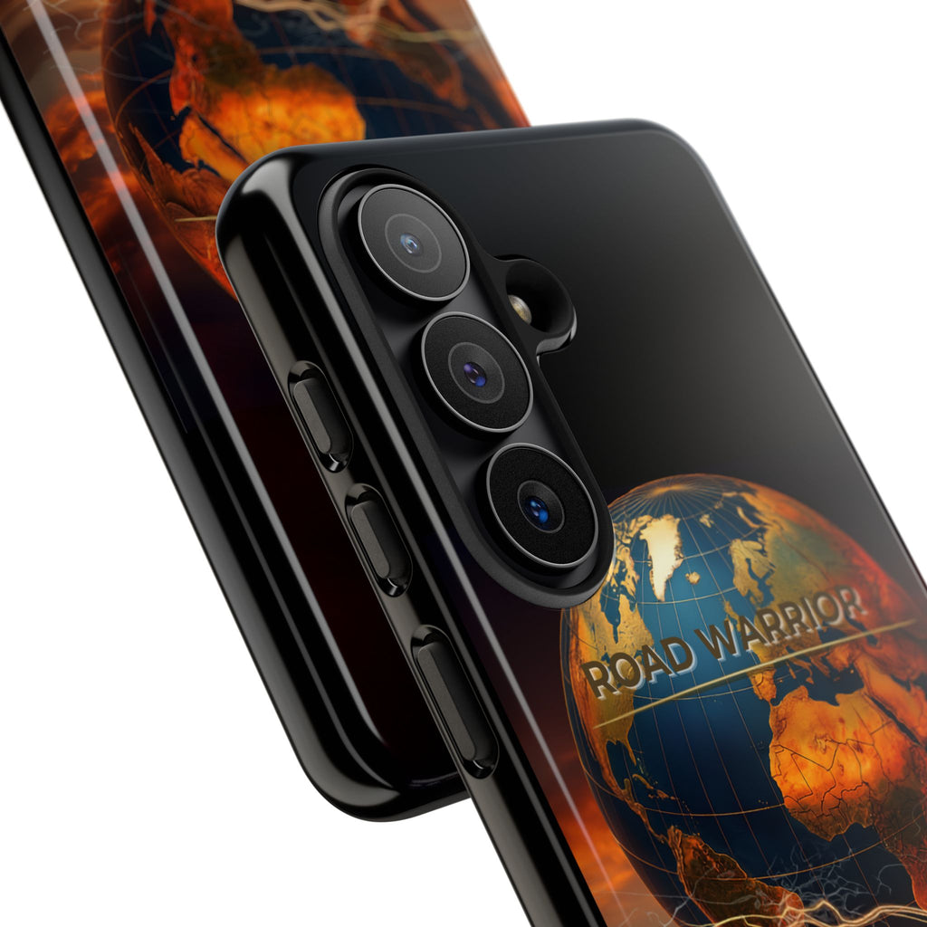 Truck Driver Phone Case — 'Global Road Warrior' Semi Truck Globe Tough Phone Cover