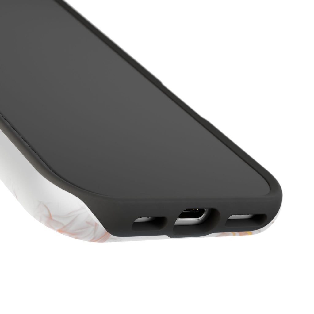 Firefighters Magnetic Impact-Resistant Phone Case — Flame Design with Maltese Cross