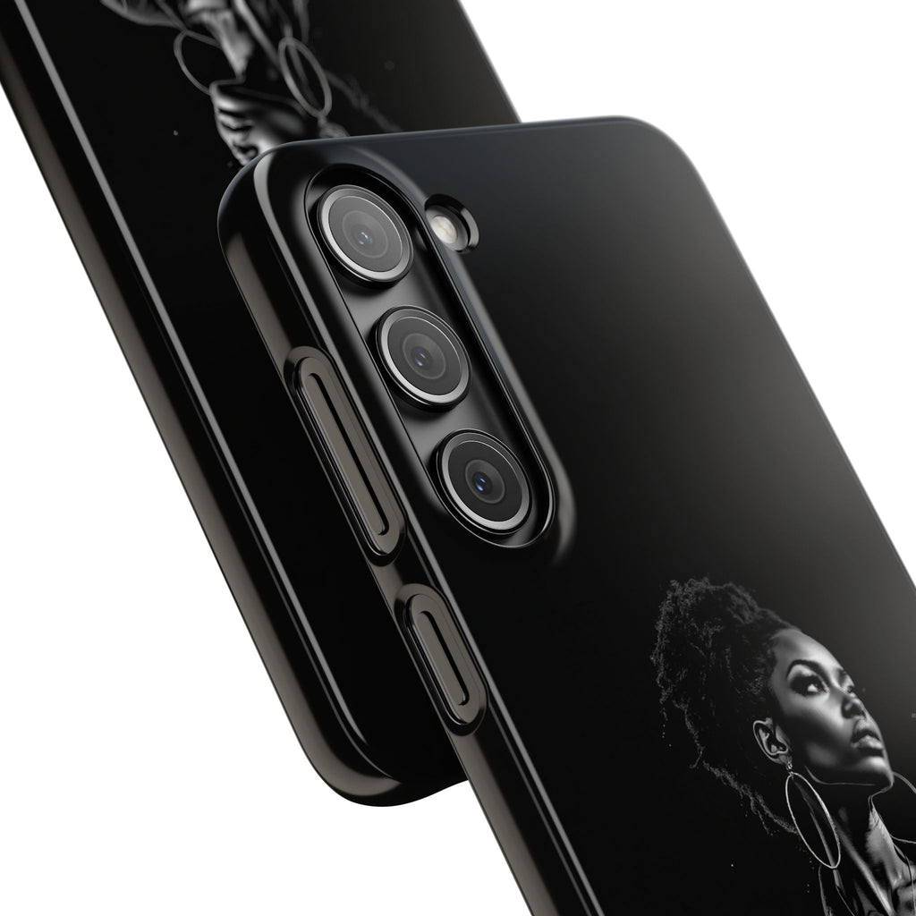 Phone Case — "Long Haul Loyalty" Black Portrait Snap Case