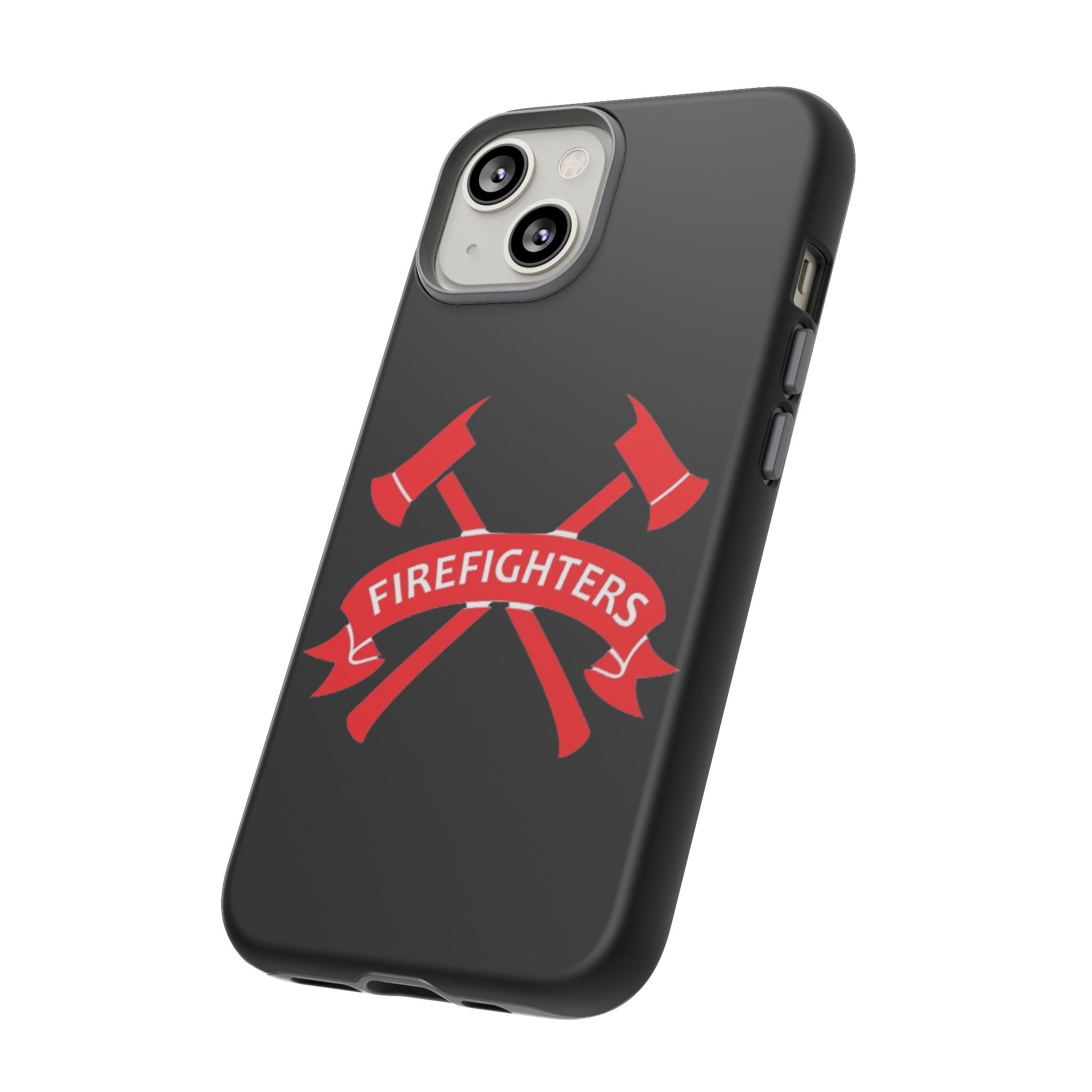 Firefighters Tough Phone Case — Red Crossed Axes Design