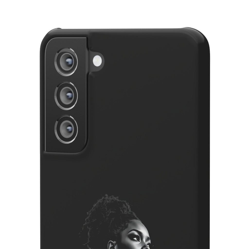 Phone Case — "Long Haul Loyalty" Black Portrait Snap Case