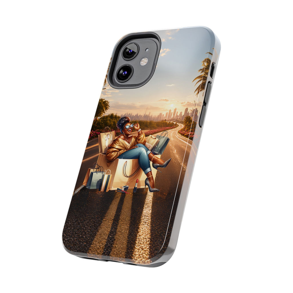 Sunset Roadtrip Tough Phone Case — Relaxed Traveler Design