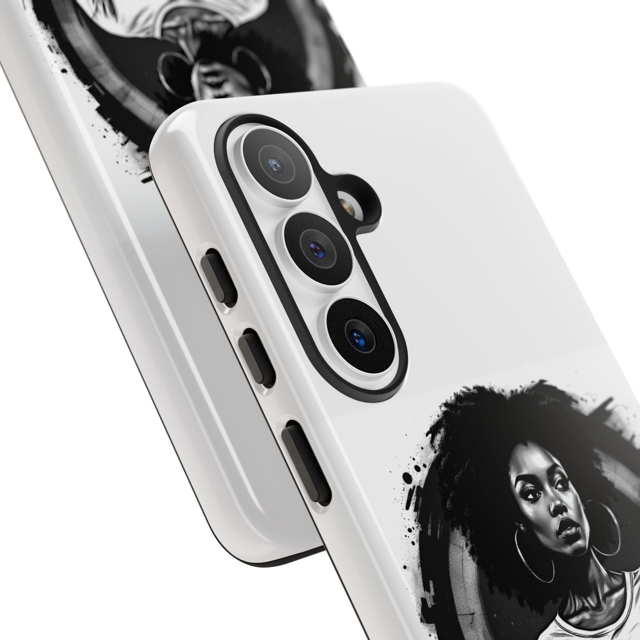 Phone Case — "Long Haul Loyalty" Black & White Portrait Protective Case