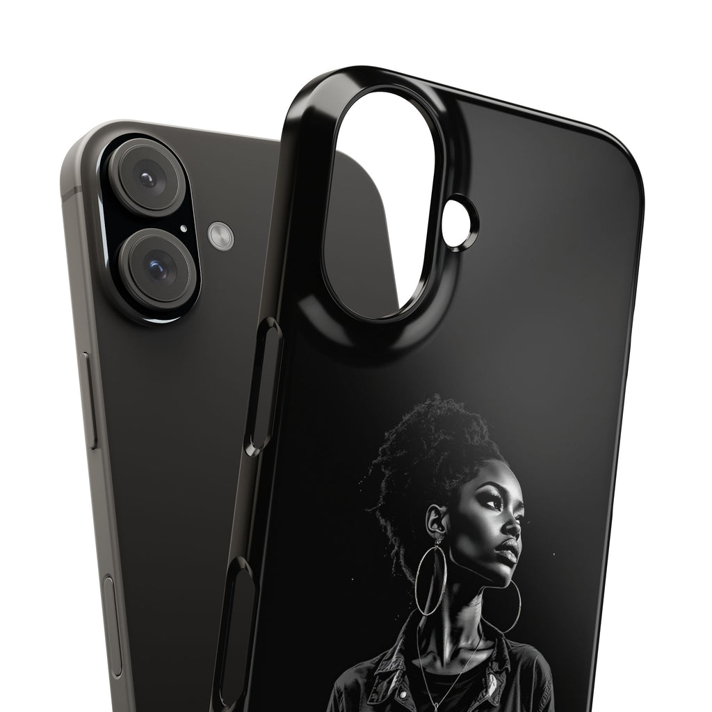 Phone Case — "Long Haul Loyalty" Black Portrait Snap Case