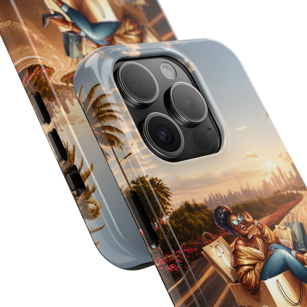 Sunset Roadtrip Tough Phone Case — Relaxed Traveler Design