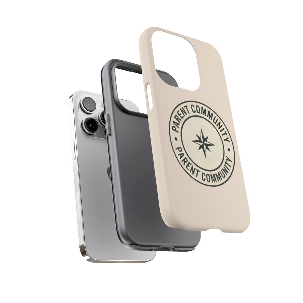 Parent Community Tough Phone Case — Durable Compass Logo Protective Cover