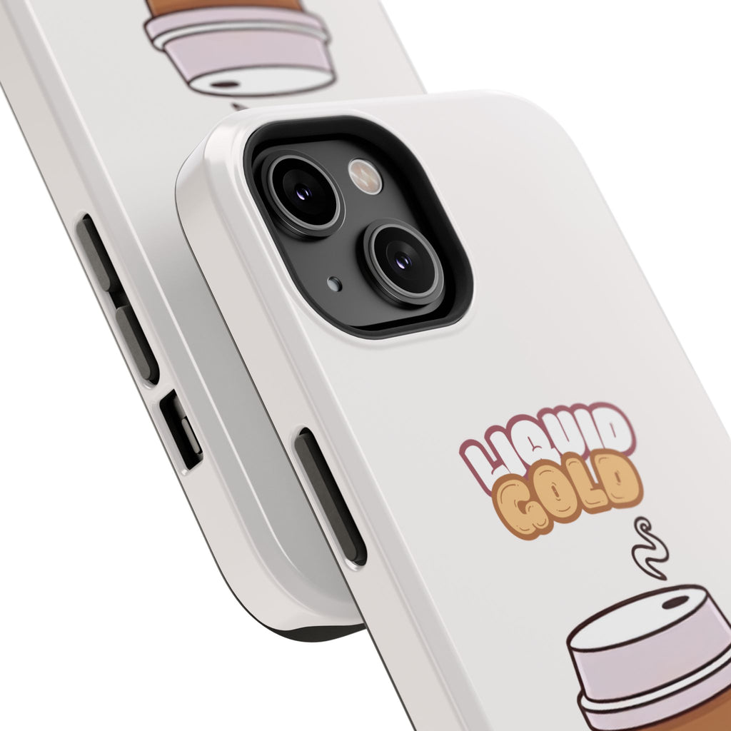 Coffee Cup Phone Case – “Liquid Gold” Cute Kawaii Espresso Impact-Resistant Case