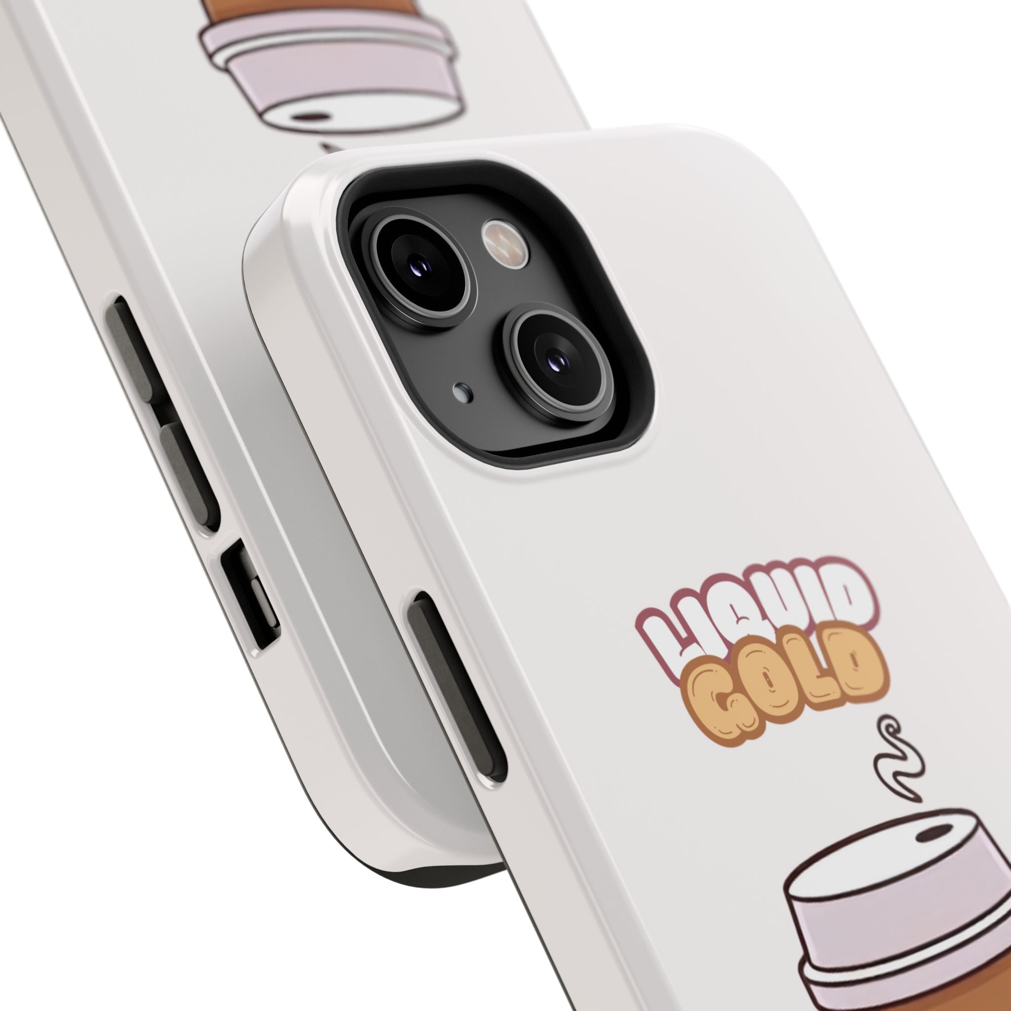 Coffee Cup Phone Case – “Liquid Gold” Cute Kawaii Espresso Impact-Resistant Case