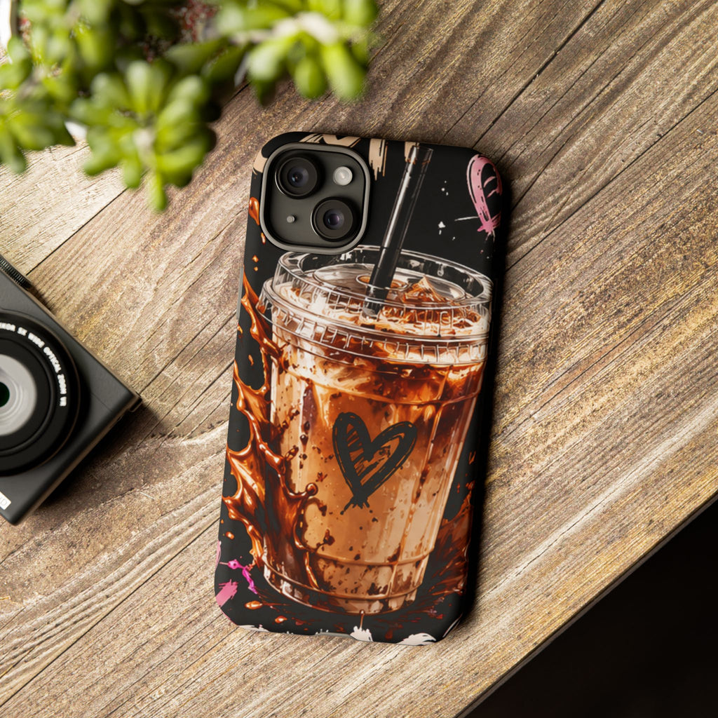 Iced Coffee Phone Case – 'Iced Coffee latte: Stylish Protective Case