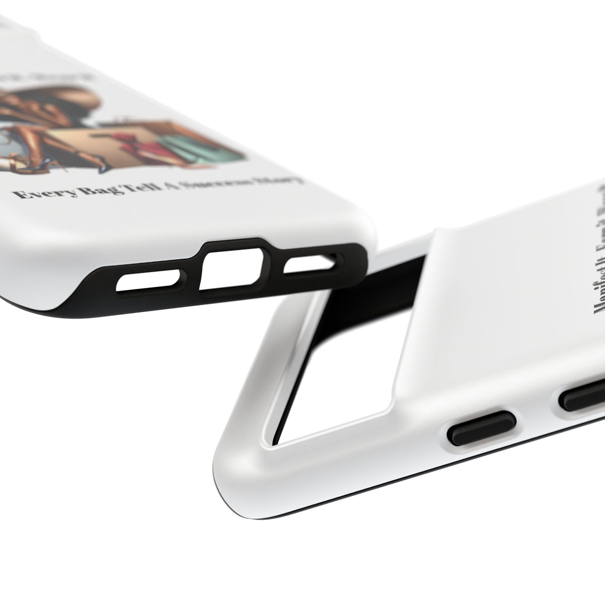Phone Case - "Manifest It. Earn It. Wear It." Chic Shopper Design