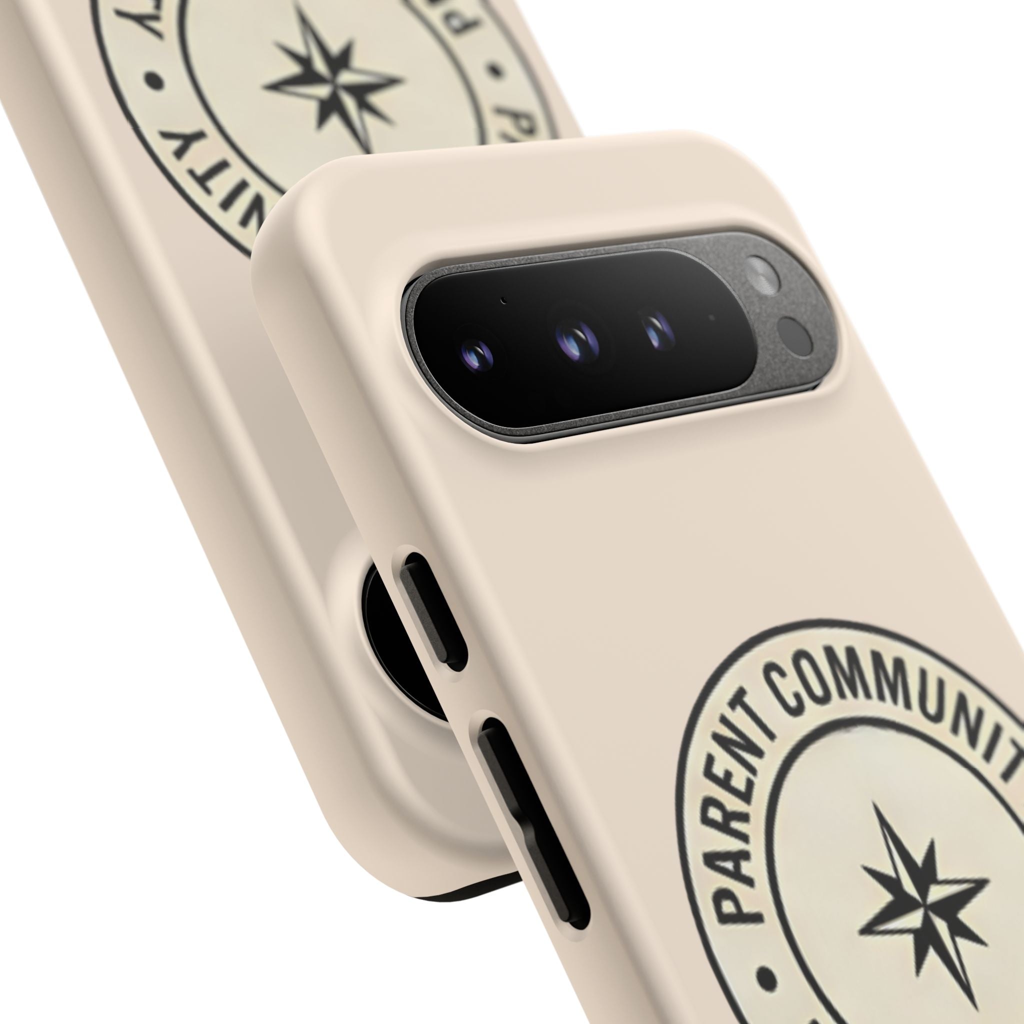 Parent Community Tough Phone Case — Durable Compass Logo Protective Cover