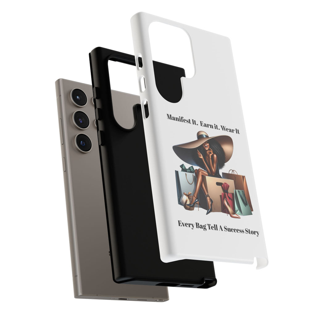 Phone Case - "Manifest It. Earn It. Wear It." Chic Shopper Design