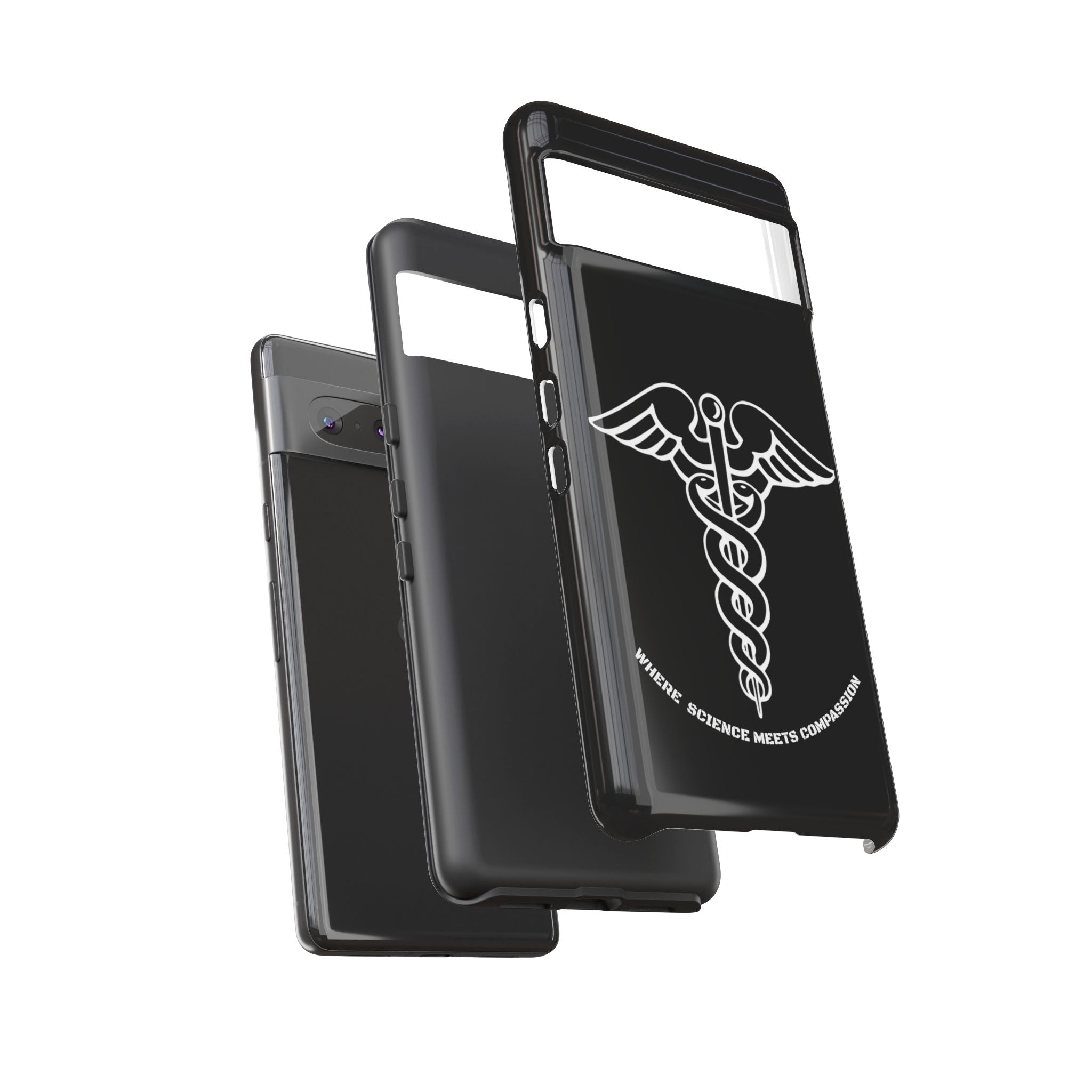 Medical Caduceus Phone Case — "Where Science Meets Compassion" Protective iPhone Cover