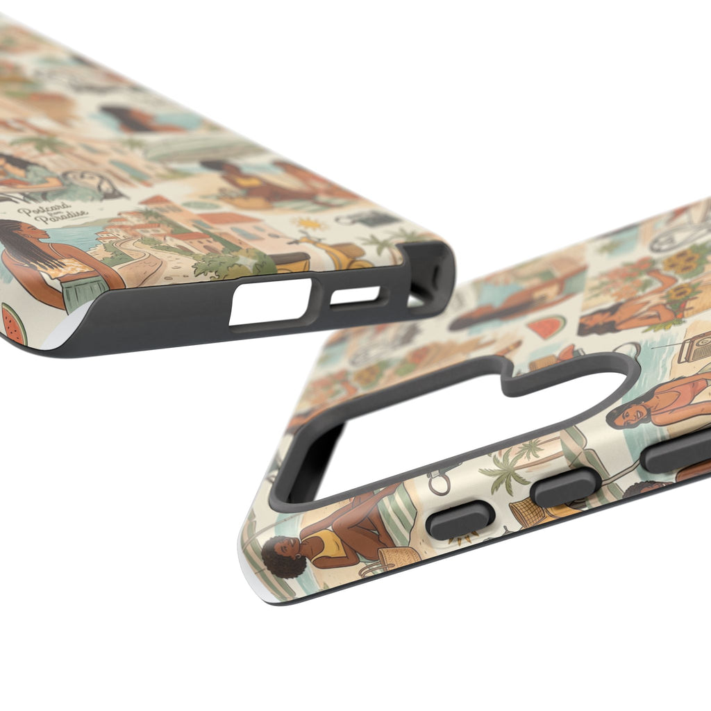 Tropical Vacation Phone Case — Vintage Beach Women Pattern