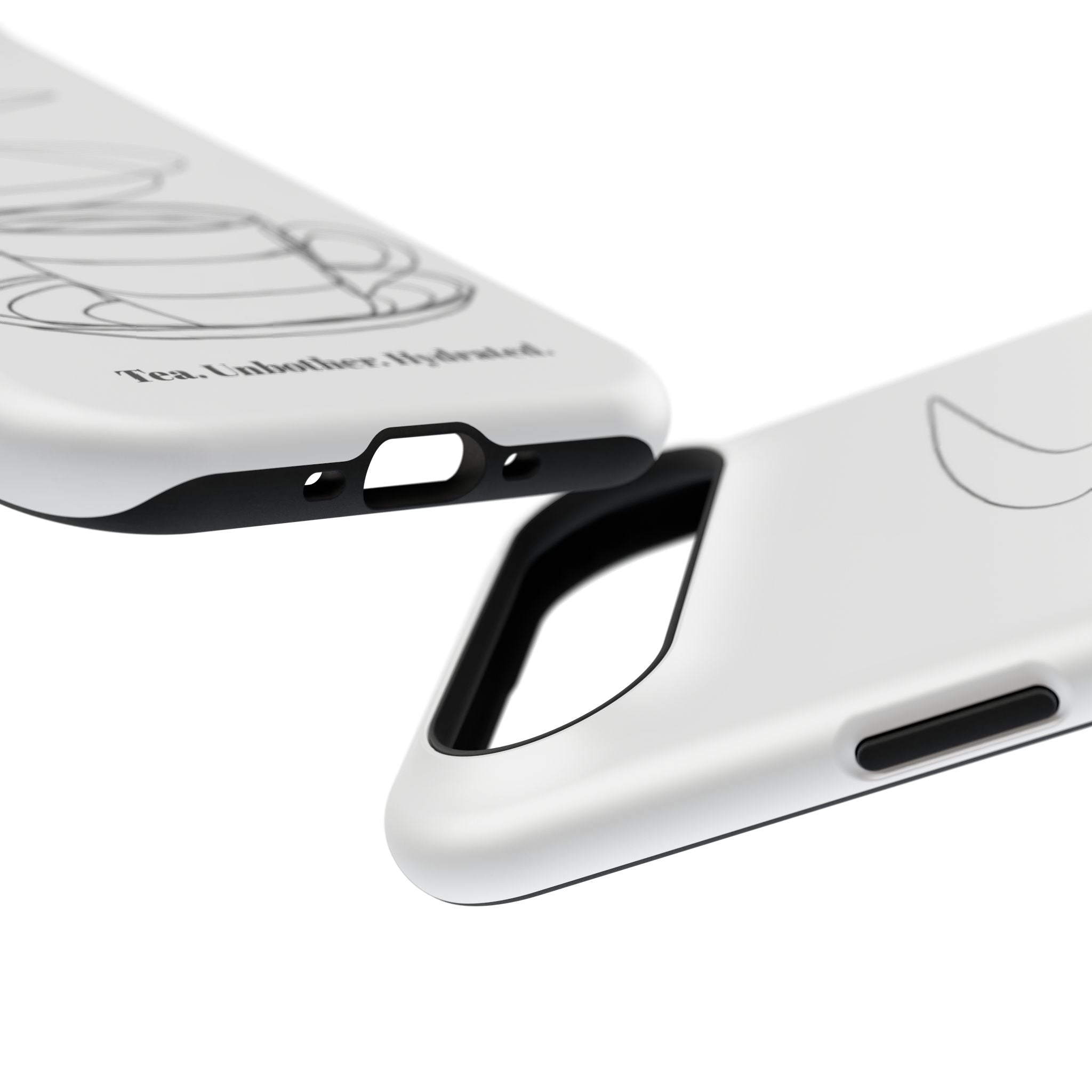 Tea Unbothered Hydrated Phone Case — Impact-Resistant