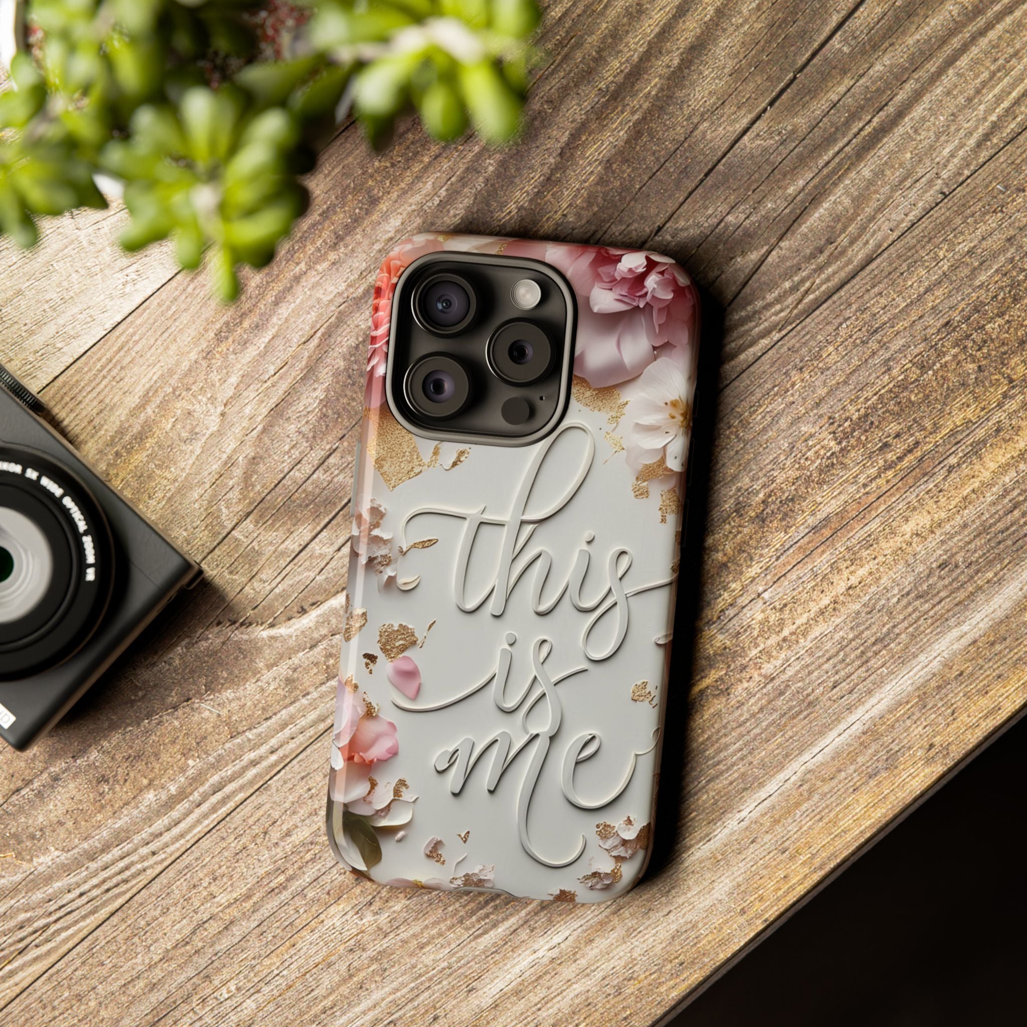 Phone Case — "This Is Me" Floral Tough Case