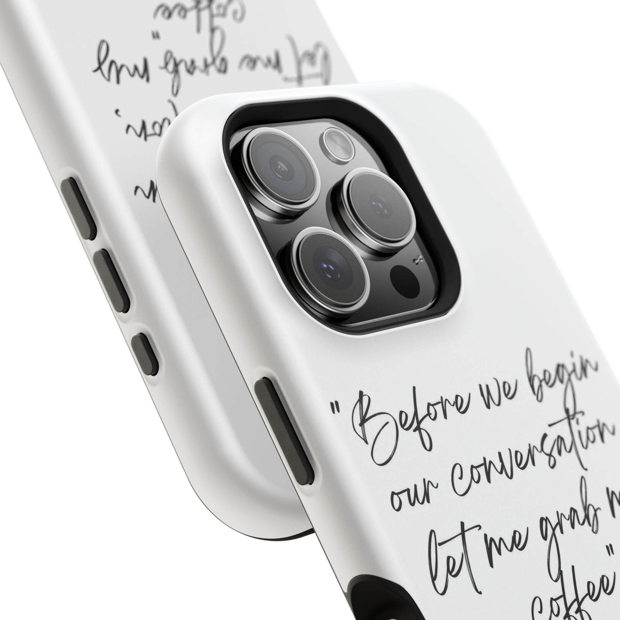 Coffee Quote Magnetic Impact-Resistant Phone Case