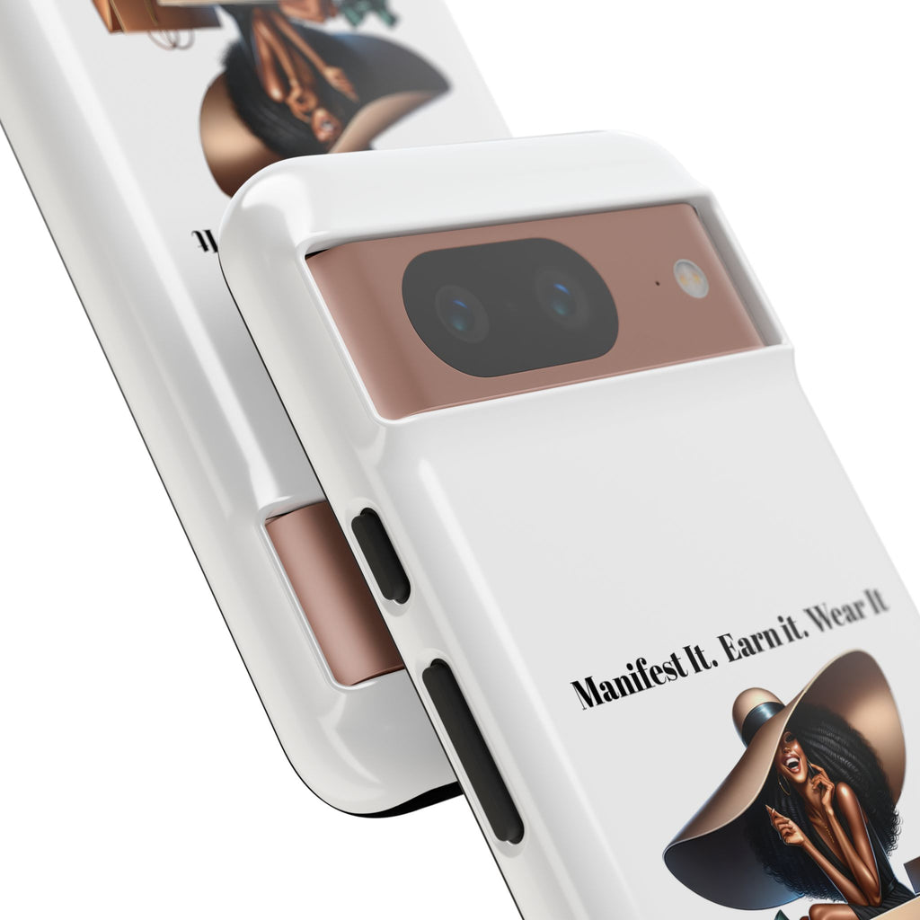 Phone Case - "Manifest It. Earn It. Wear It." Chic Shopper Design