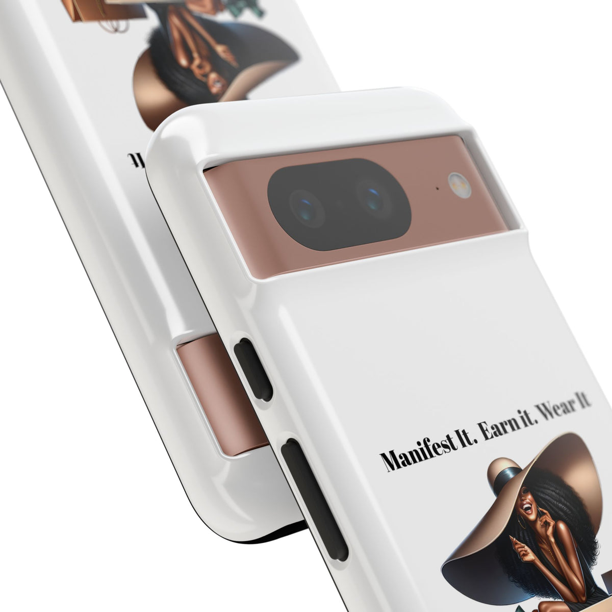 Phone Case - "Manifest It. Earn It. Wear It." Chic Shopper Design