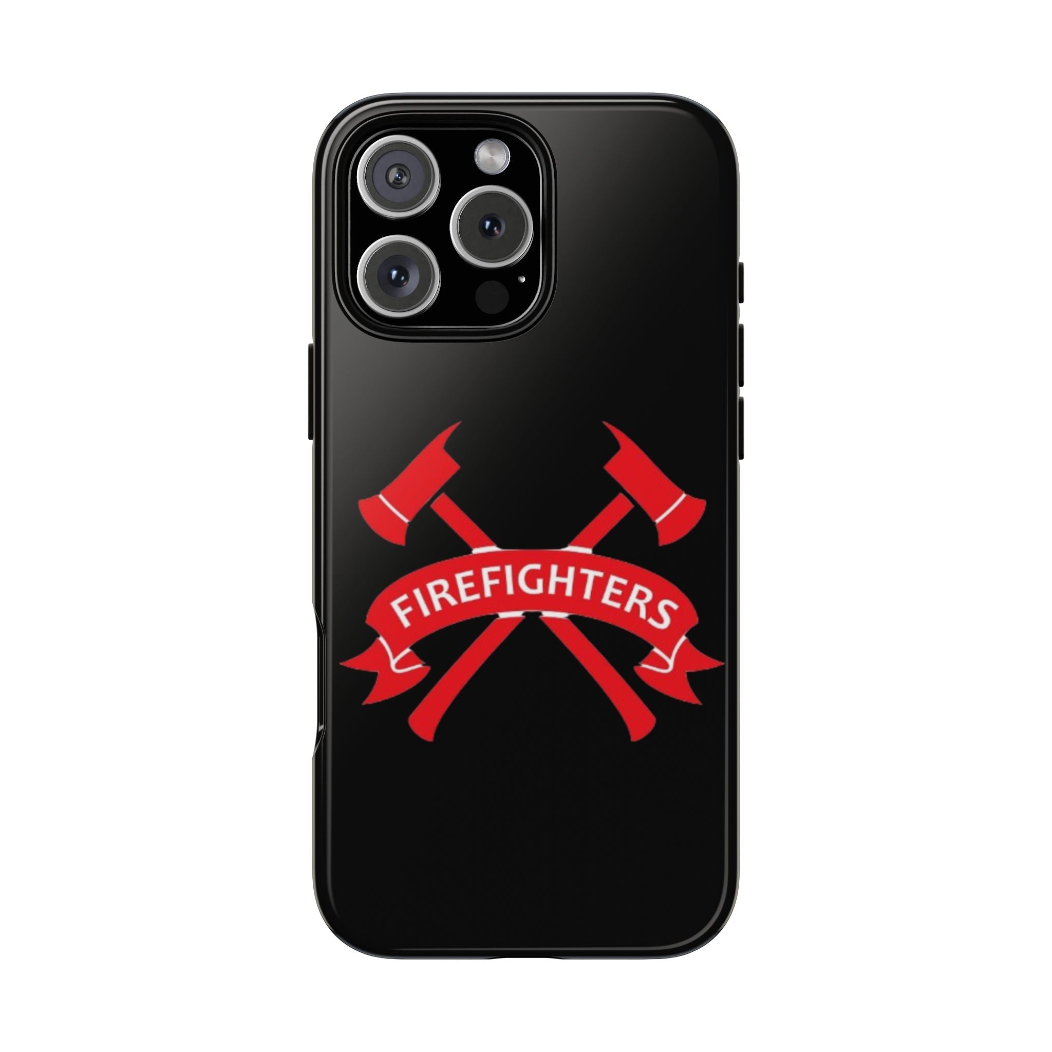 Firefighters Tough Phone Case — Red Crossed Axes Design