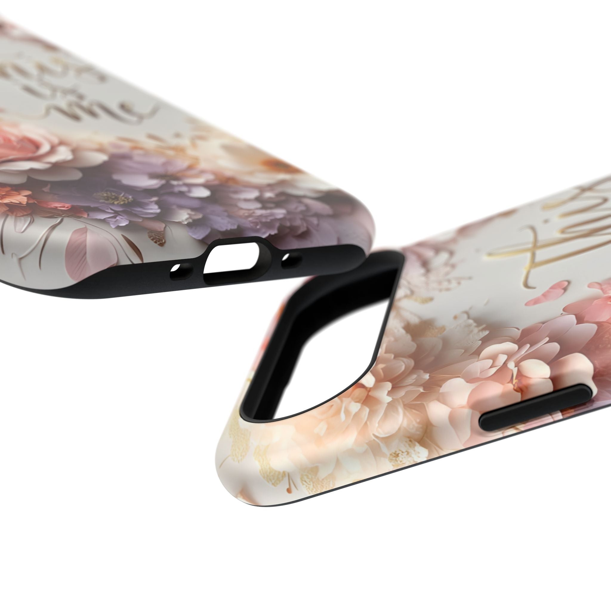 Floral "This Is Me" Phone Case — Impact-Resistant Floral Protective Cover