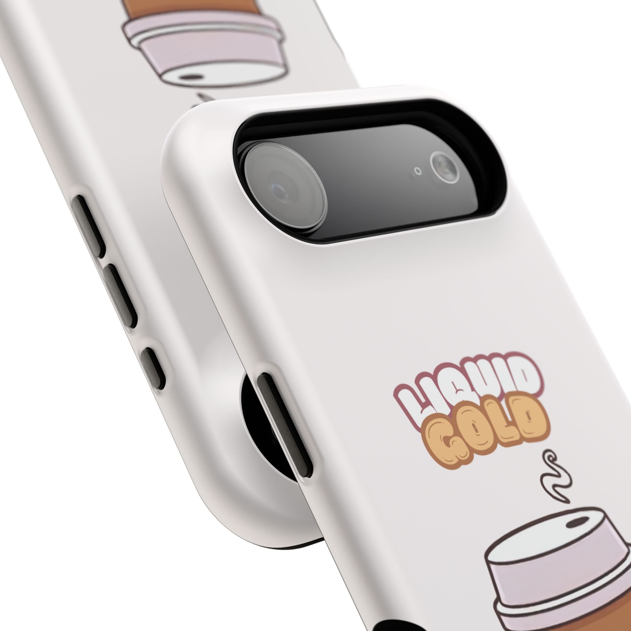 Coffee Cup Phone Case – “Liquid Gold” Cute Kawaii Espresso Impact-Resistant Case