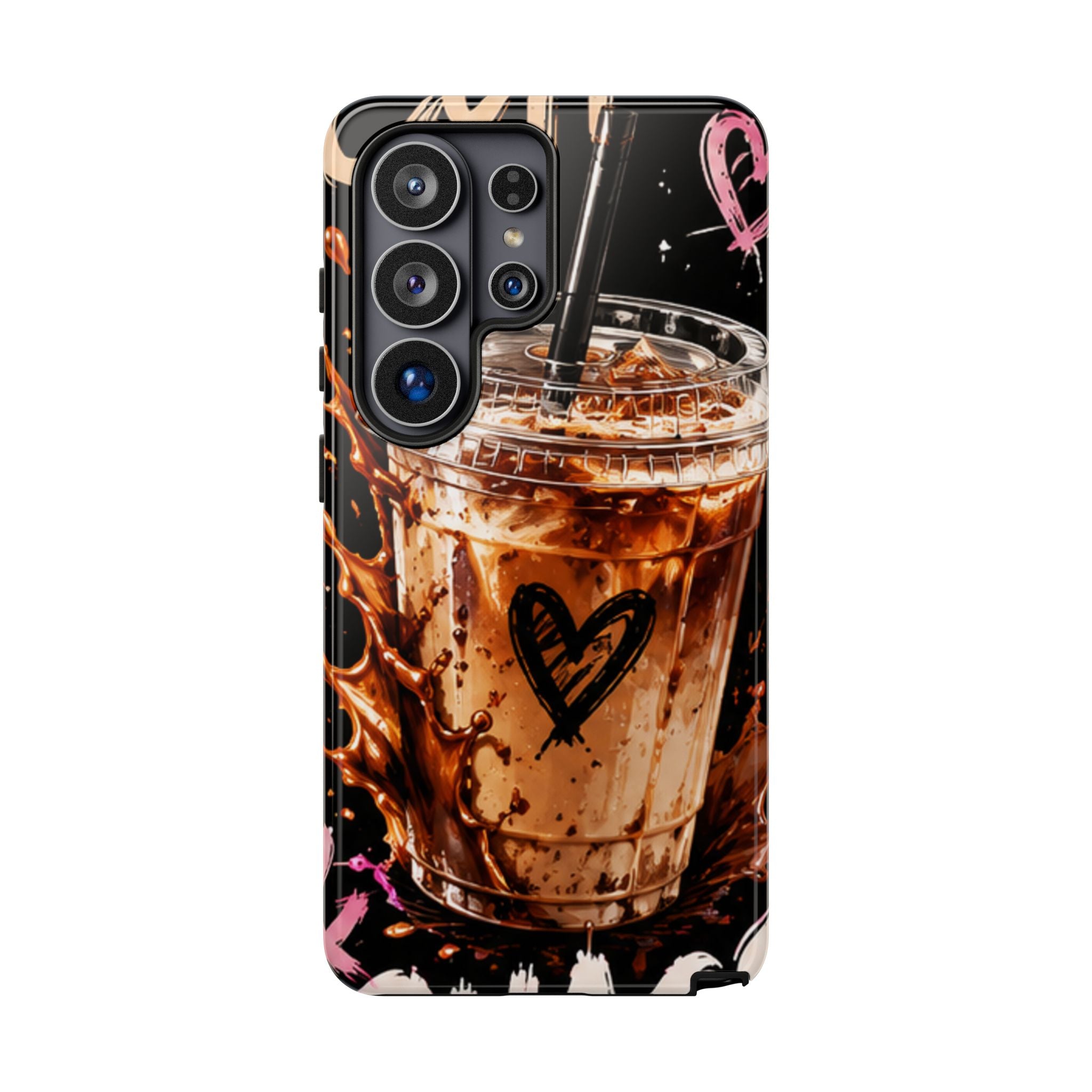 Iced Coffee Phone Case – 'Iced Coffee latte: Stylish Protective Case