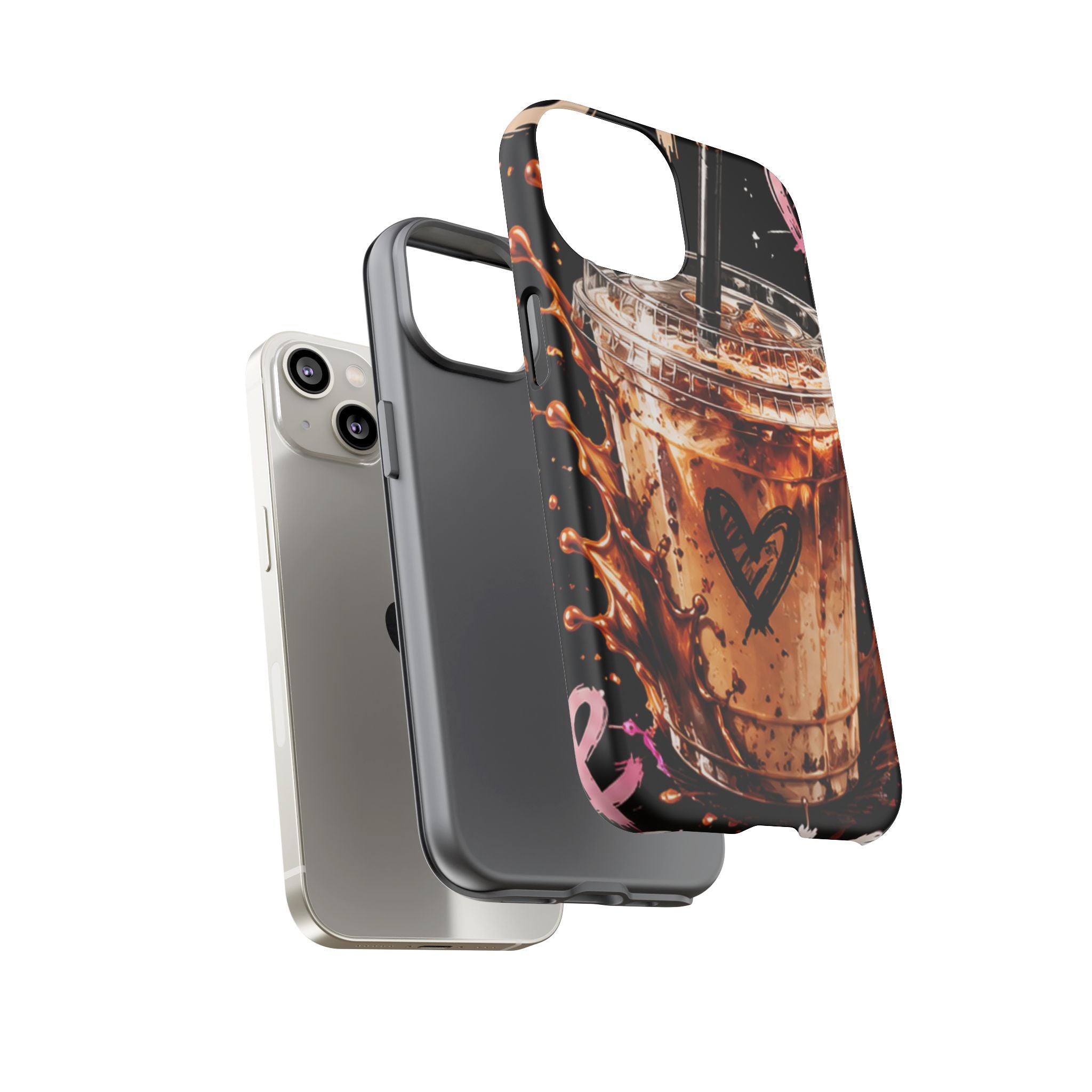 Iced Coffee Phone Case – 'Iced Coffee latte: Stylish Protective Case