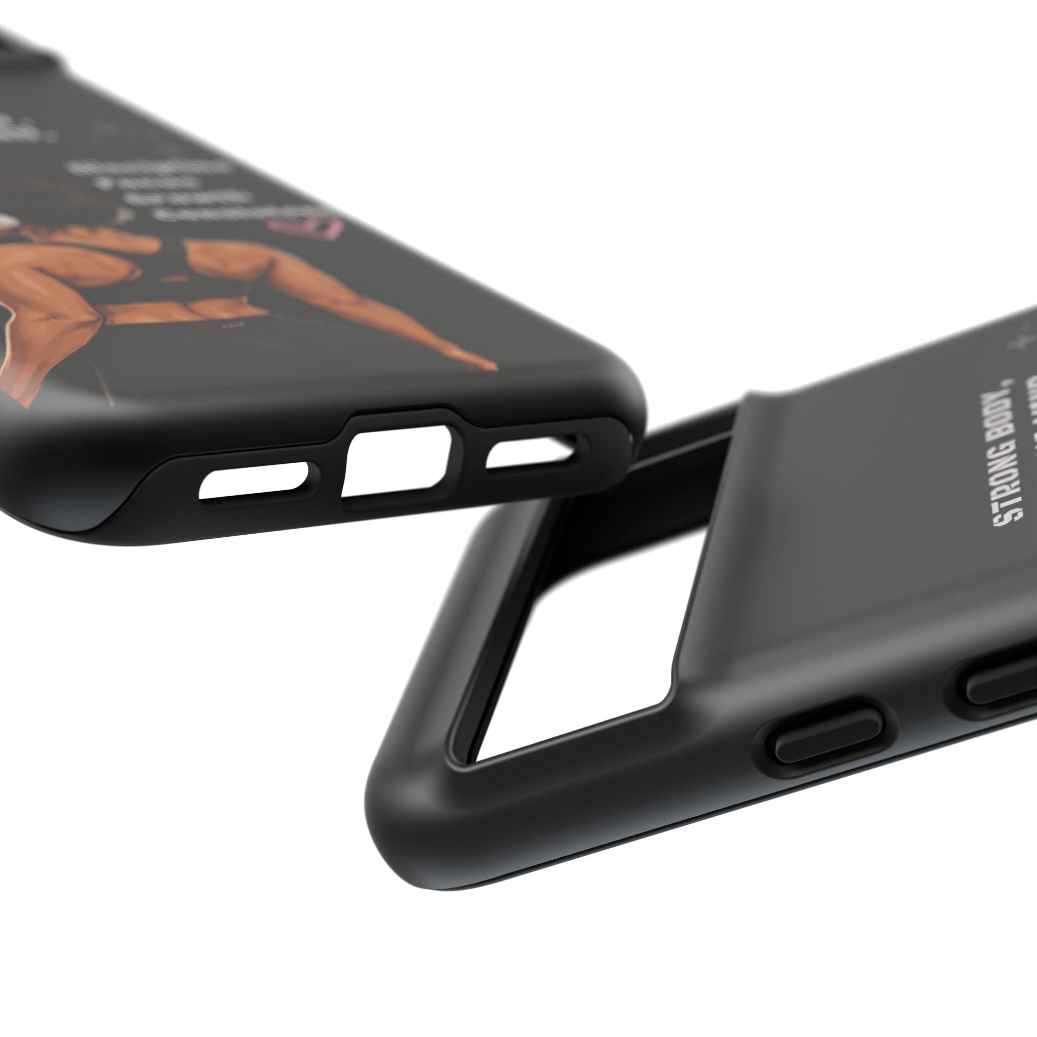 Strong Body, Strong Mind Phone Case — Motivational Fitness Protective Case