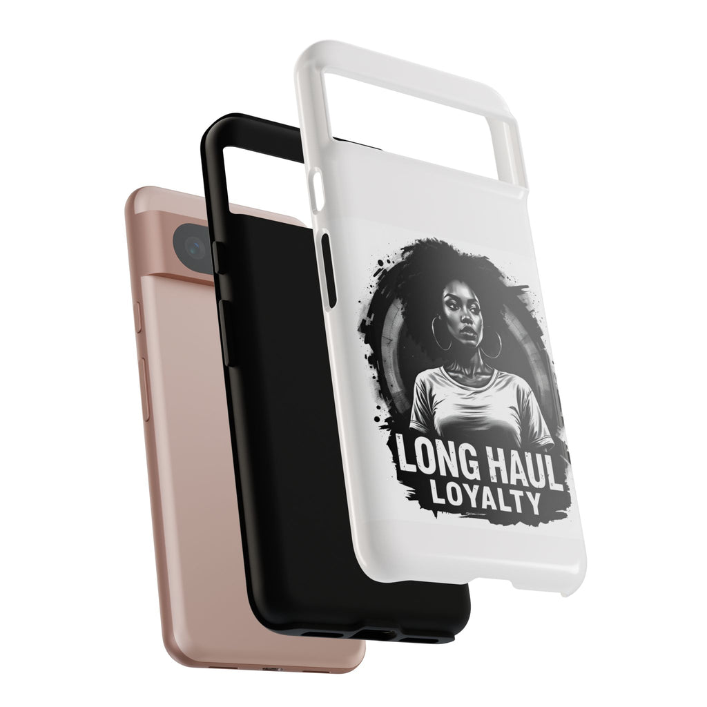 Phone Case — "Long Haul Loyalty" Black & White Portrait Protective Case