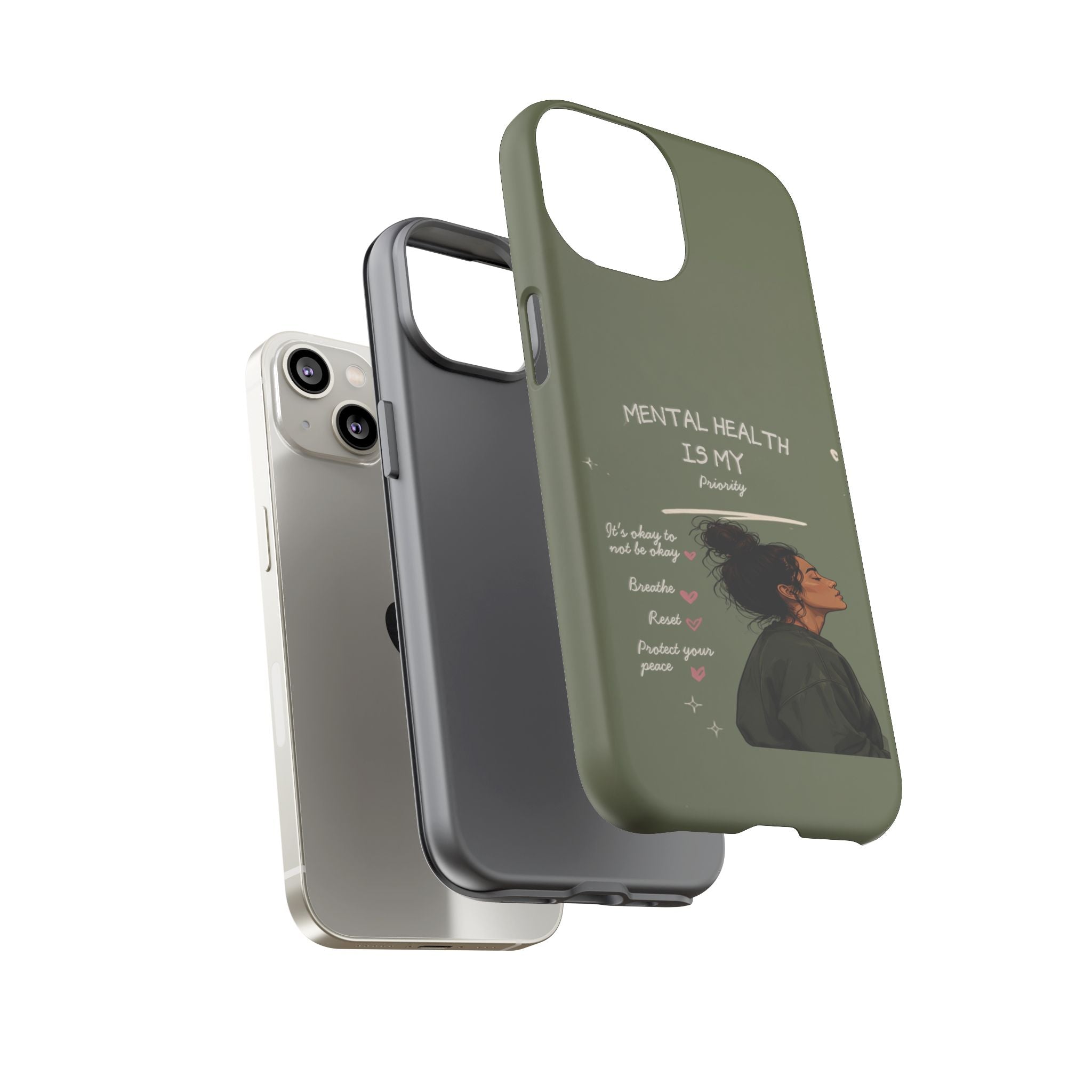 Mental Health Is My Priority Phone Case — Inspirational Protective iPhone Cover