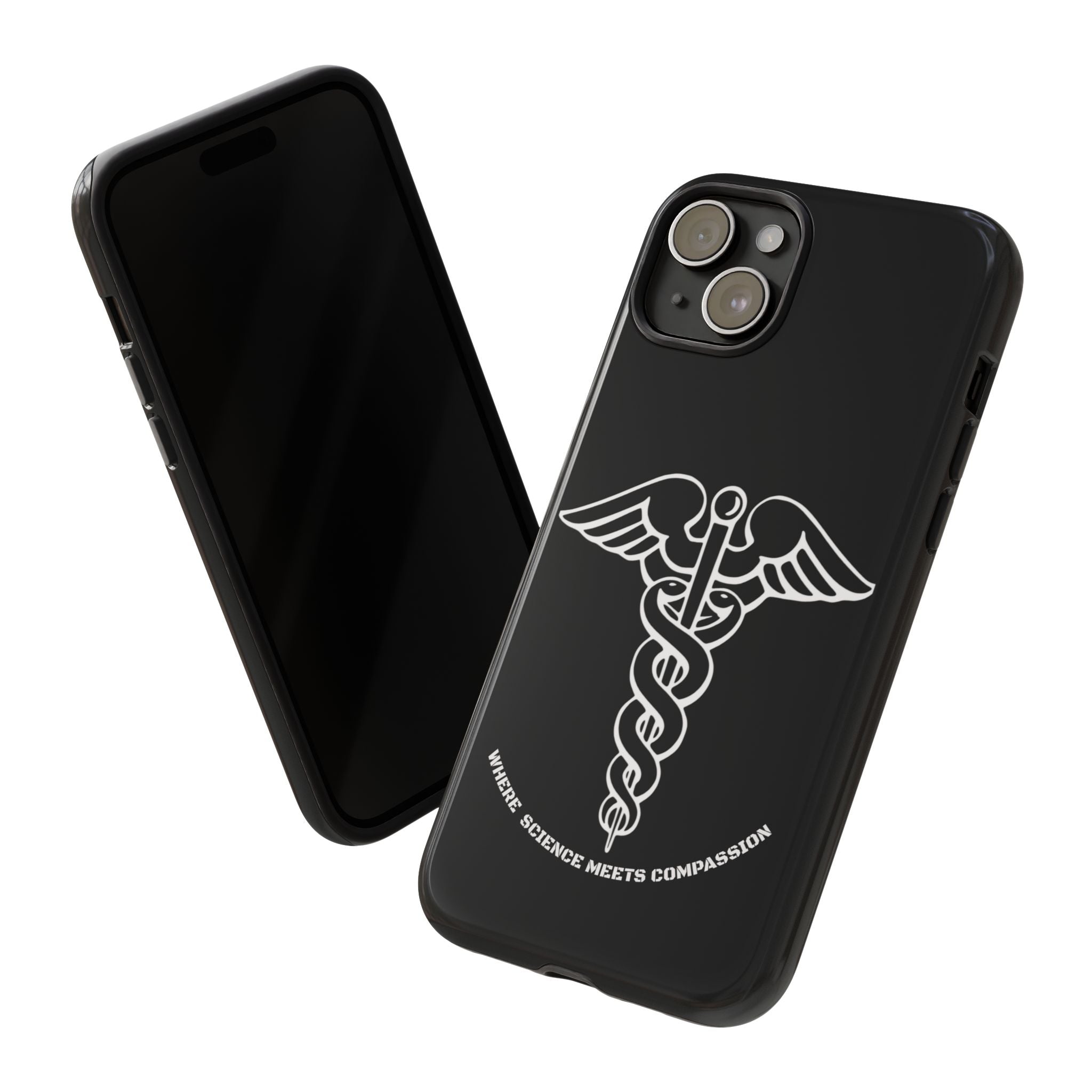 Medical Caduceus Phone Case — "Where Science Meets Compassion" Protective iPhone Cover
