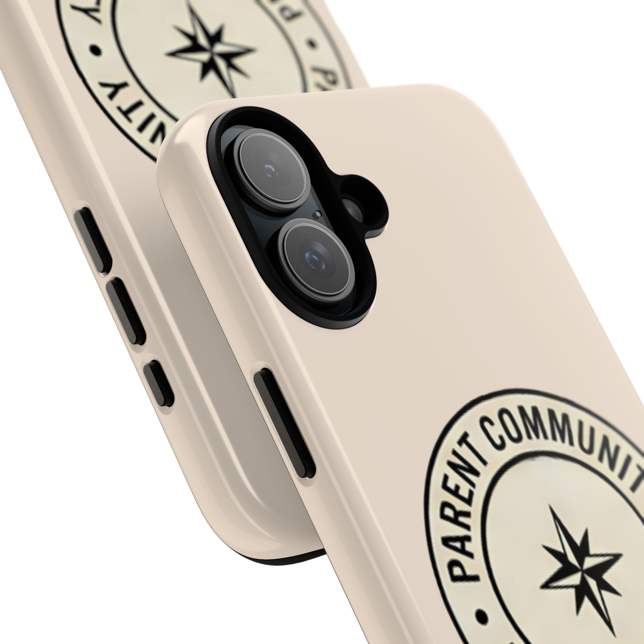Parent Community Tough Phone Case — Durable Compass Logo Protective Cover